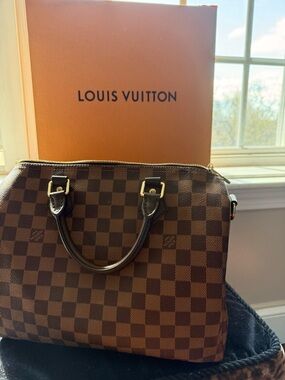 Louis Vuitton Speedy Bandolier 30 Damier Ebene